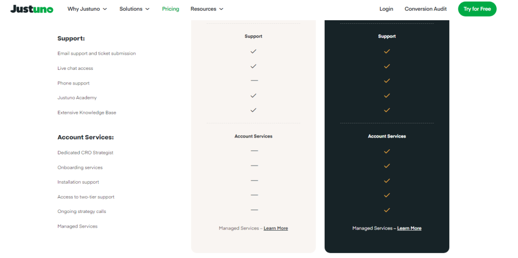 pricing-plan-support-account-services